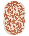 Badematte DERIK Orange 60 x 90 cm Baumwolle
