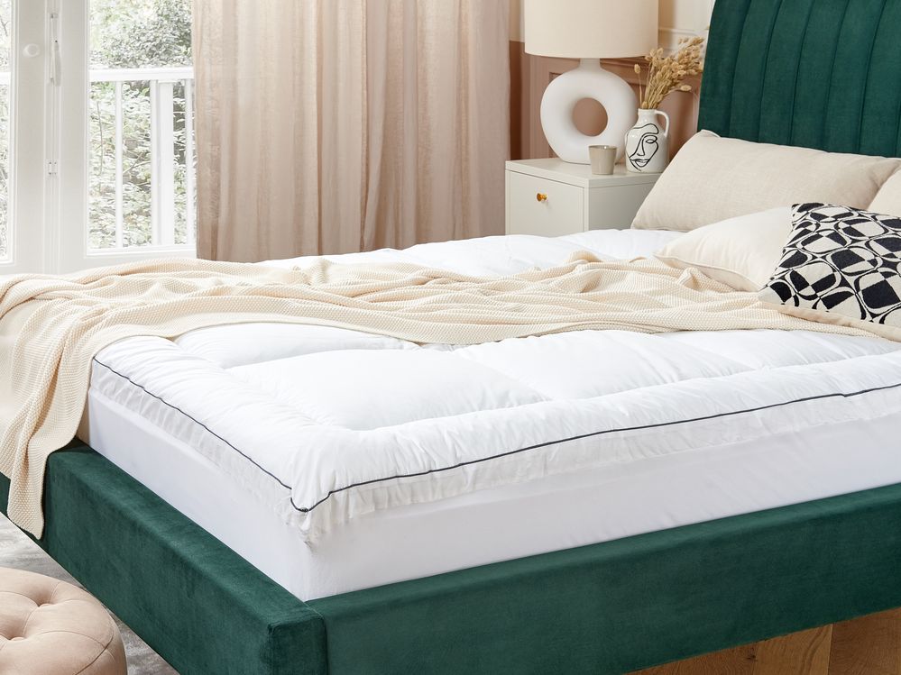 Polyester Mattress Topper MULHACEN 140 x 200 cm (EU Double)