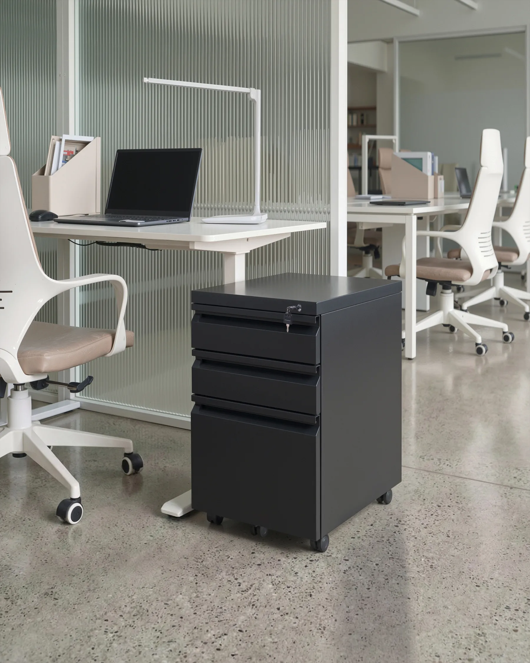 Büroschrank RECAMI Schwarz_1060753