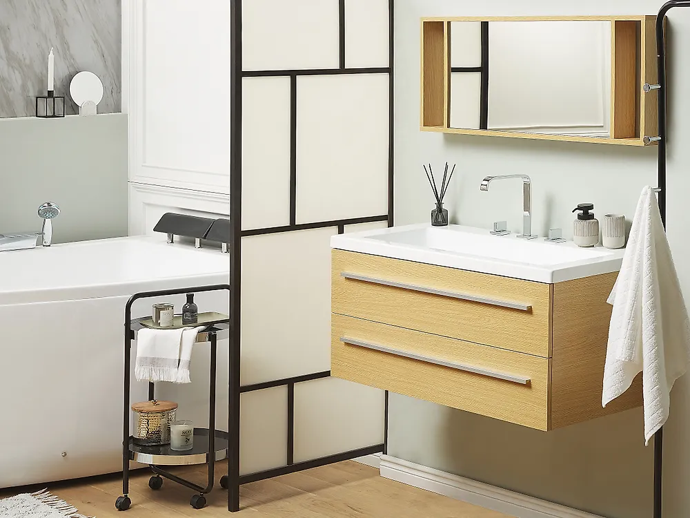 Badmöbel Set ALMERIA Beige_1174301