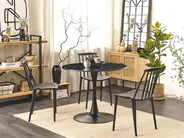 Dining Table BOCA Black Marble 90 cm 90 cm_821596