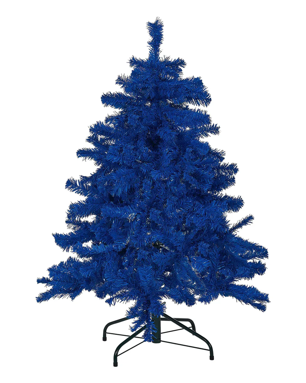 Knstlicher Weihnachtsbaum FARNHAM 120 cm Blau - Beliani.de