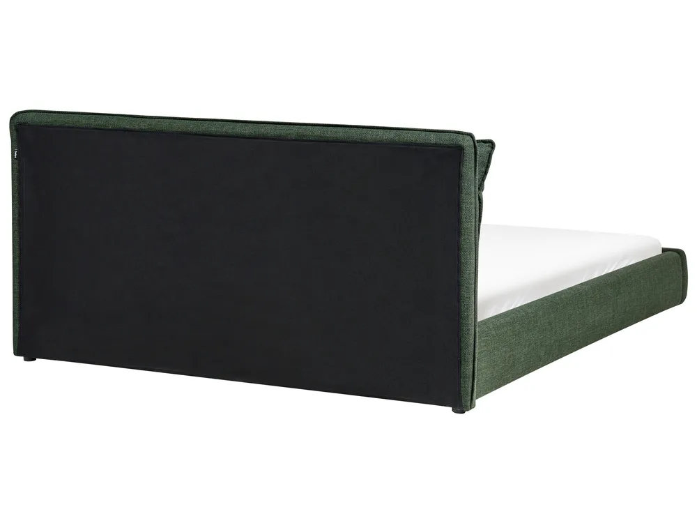 Wasserbett Stoff BAJONNA 180 x 200 cm Dunkelgrün_1010882