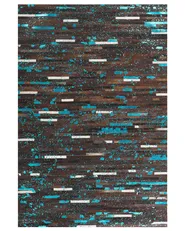 Rug KISIR Dark Brown 160 x 230 cm Leather_850856