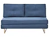 Schlafsofa 3-Sitzer JERSLEV Stoff Blau