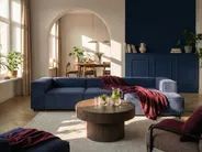 Modul Ecksofa 4-Sitzer ARDAL Cord Dunkelblau linksseitig_1048742