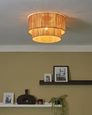 Ceiling Lamp DORING Jute Natural_930183
