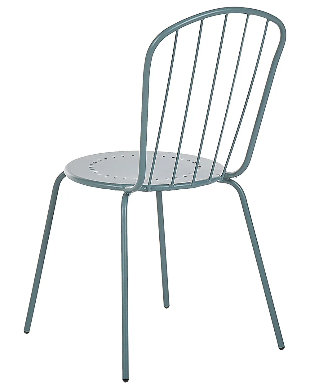 Set mit 8 Stühlen CALVI Metall Hellblau_815622