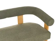Sofa 2-Sitzer ILBRO Bouclé Grün / Hellbraun_984841