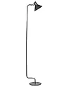 Stehlampe RIMAVA verstellbar Metall Schwarz