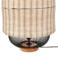 Tischlampe TANGANYIKA Rattan Naturfarben_914555