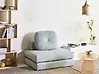1-Sitzer Schlafsofa OLDEN Chenillegewebe Hellblau
