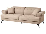 Sofa Set 5-Sitzer SKIVE Stoff Hellbraun_947500