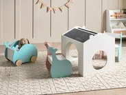 Kids Table with Chairs WOOLI Multicolour_1027867