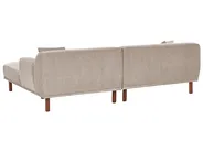 Ecksofa 3-Sitzer HOLT mit Ottomane Stoff Taupe linksseitig_959243