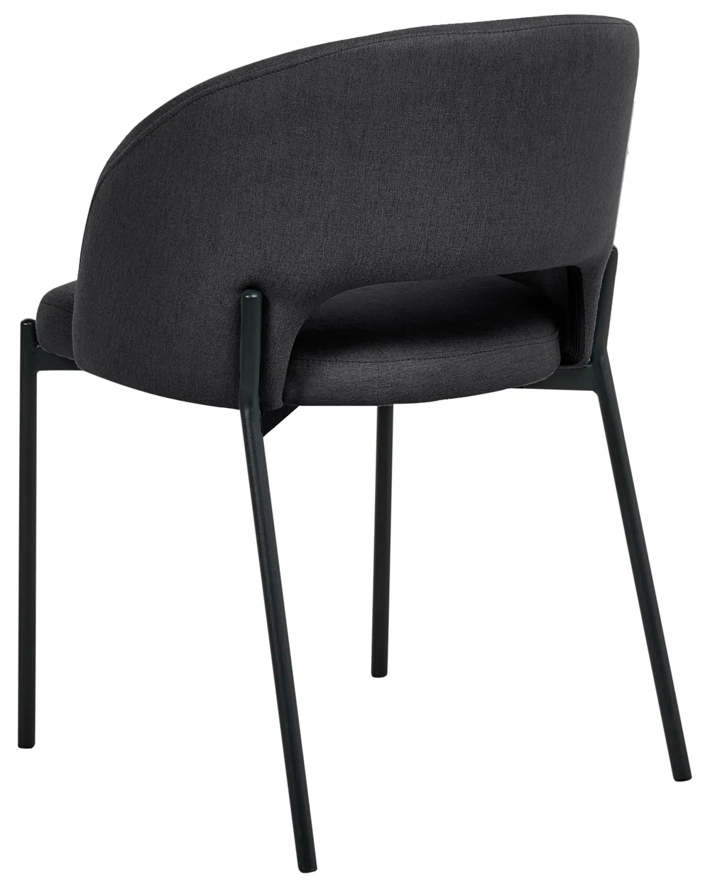 Esszimmerstuhl 2er Set PENNY Stoff Schwarz_1007366