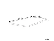 PU-Schaum-Matratzentopper RESTFUL 140 x 200 cm_972257