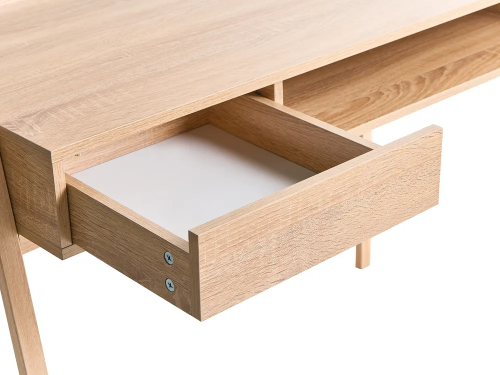 Schreibtisch KOFOTEN 107 cm 48 cm Hellbraun_1054856