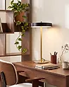 LED Tischlampe EVENLODE mit Dimmer Metall Schwarz