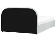 Ottoman Bed QUILLIEN Chenille Light Blue 140 x 200 cm (EU Double)_989841