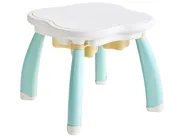 Kids Table with Chairs BUNYAN White/ Blue_1124342