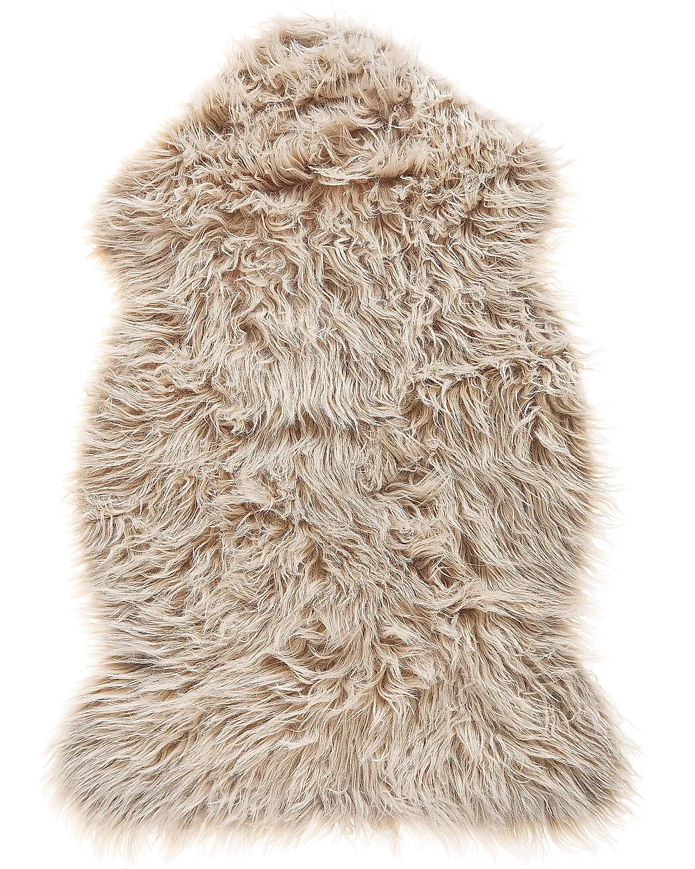 Kunstfellteppich MUNGO Beige 63 x 95 cm