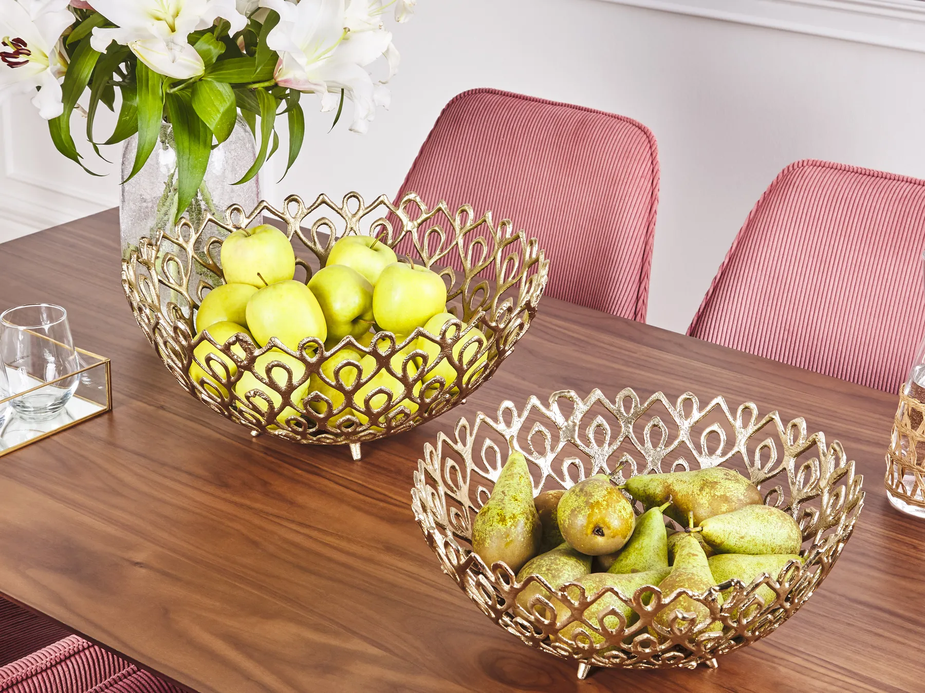 Set of 2 Bowls GROGOL Metal Gold_849399