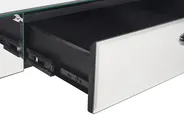 Coffee Table NESLE with Storage Mirrored Silver_850839