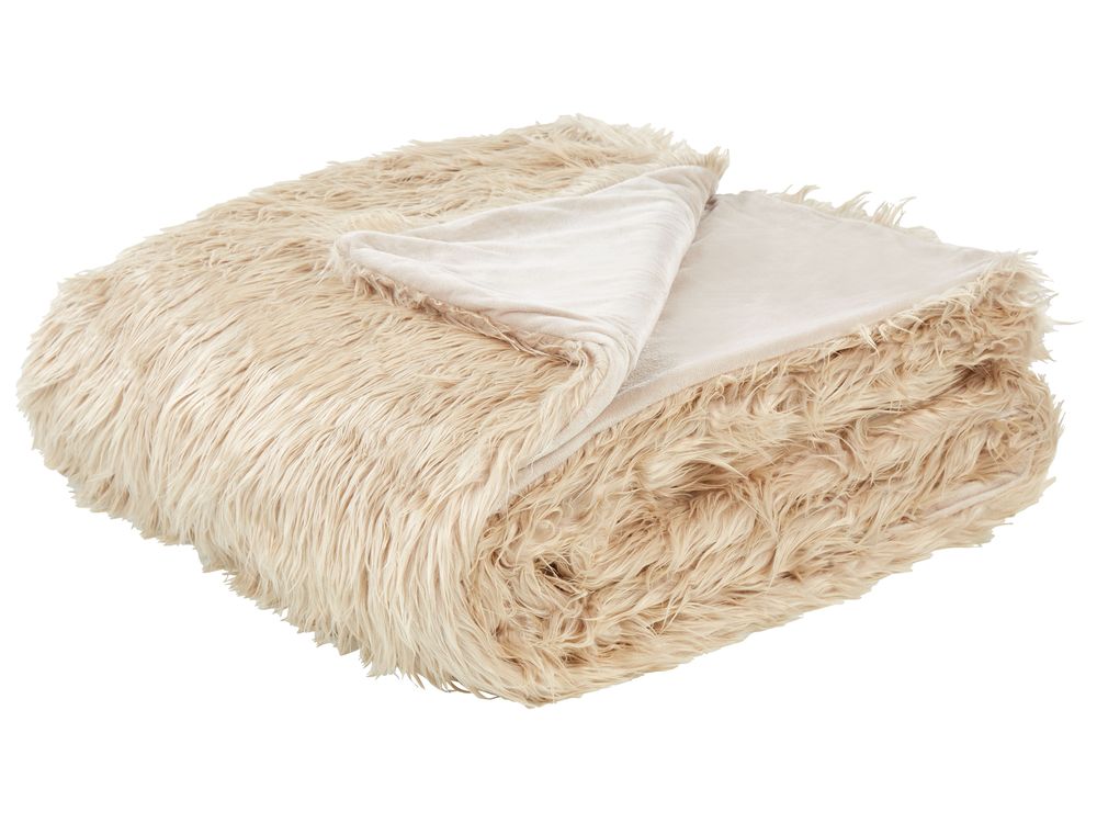 Tagesdecke DELICE 200 x 220 cm Hellbraun