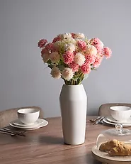 Künstlicher Blumenstrauß SILVEIRA 60 cm Rosa_1179118