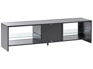 TV-Möbel mit LED-Beleuchtung ESQUIMALT Schwarz_1030889
