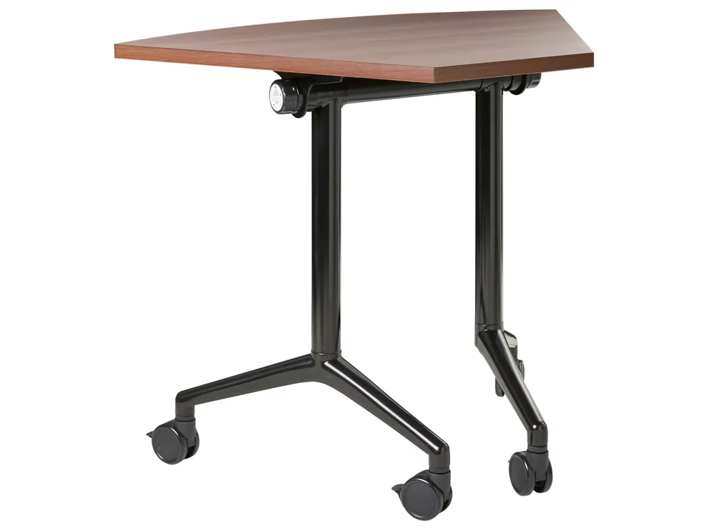 Klappbares Eck-Schreibtischmodul CAVI 90 cm 64 cm Dunkelbraun