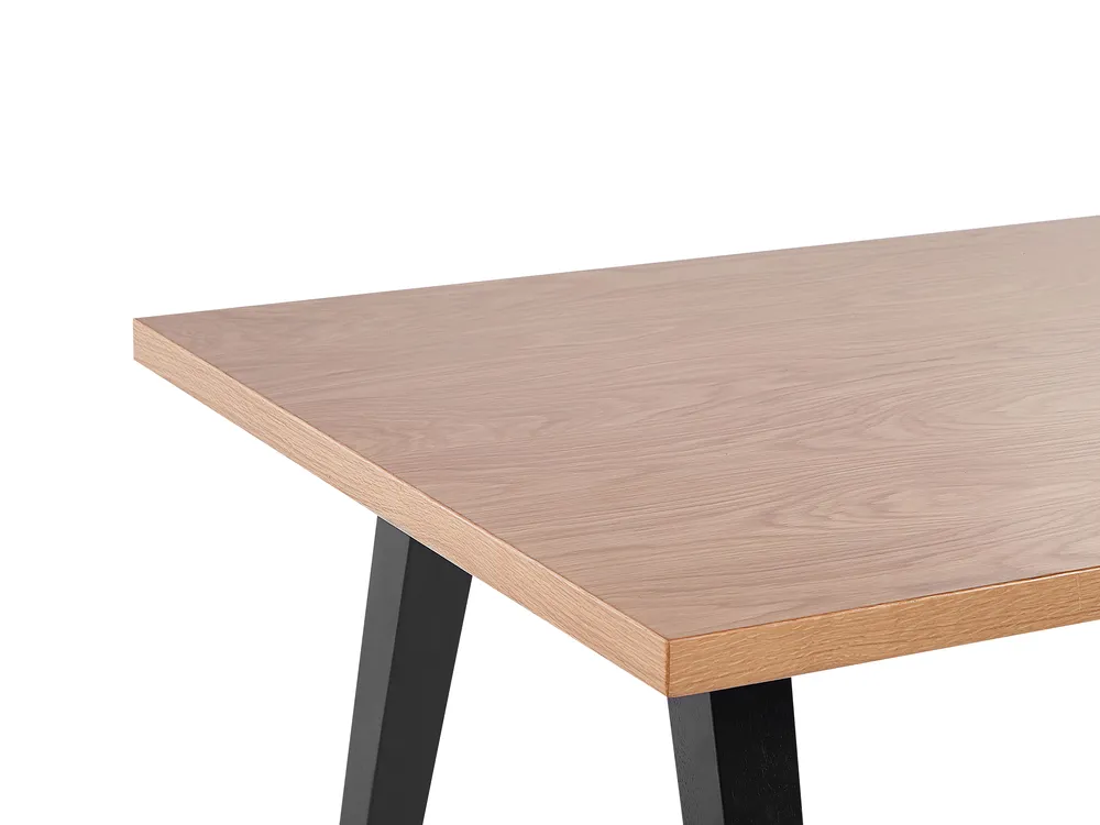 Esstisch LENISTER Braun / Schwarz 150 cm 90 cm_837513