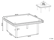 Couchtisch BAUCINA 60 cm 60 cm Hellbraun_1116943