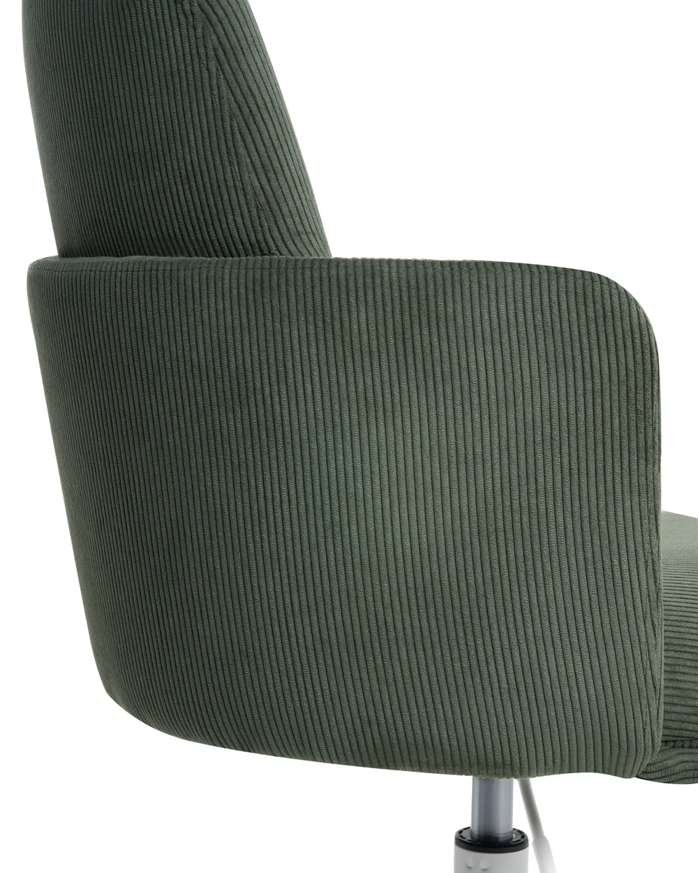 Office Chair DRYDEN Corduroy Dark Green_1071059