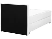 Divan Bed Faux Leather PRESIDENT 90 x 200 cm (EU Single) White_734720