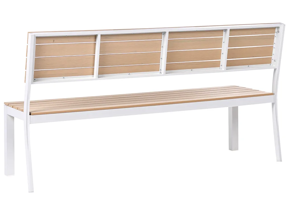 Gartenmöbel Set mit Bänken 6-Sitzer COMO Beige_1047275