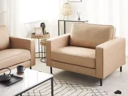Sofa Set 4-Sitzer SAVALEN Kunstleder Beige_799145