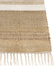 Teppich TALPUR Weiß 160 x 230 cm Jute_845624