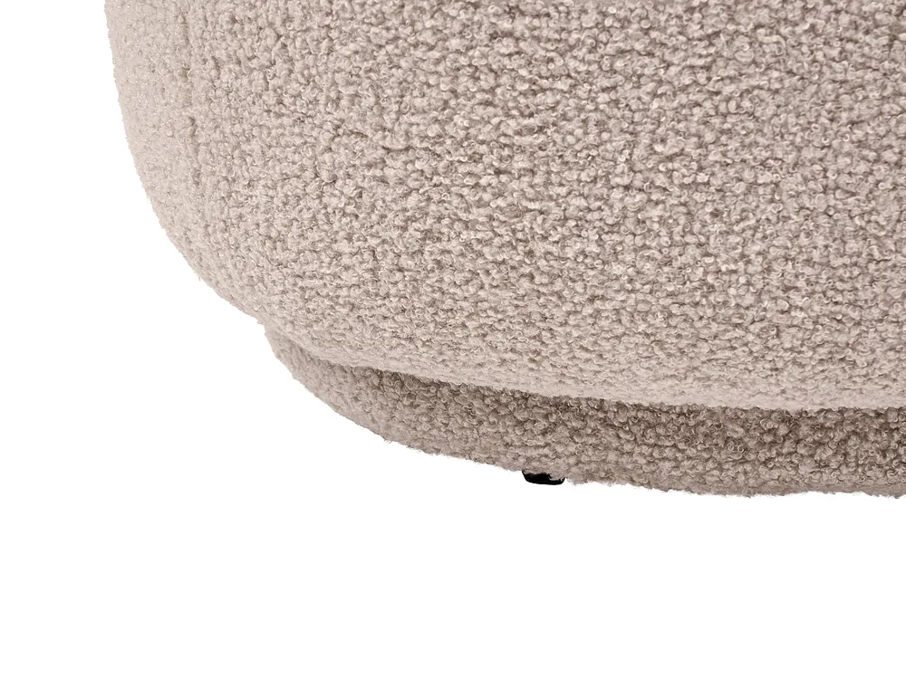 Sofa 3 Seater MELLOSA Boucle Beige_1197309