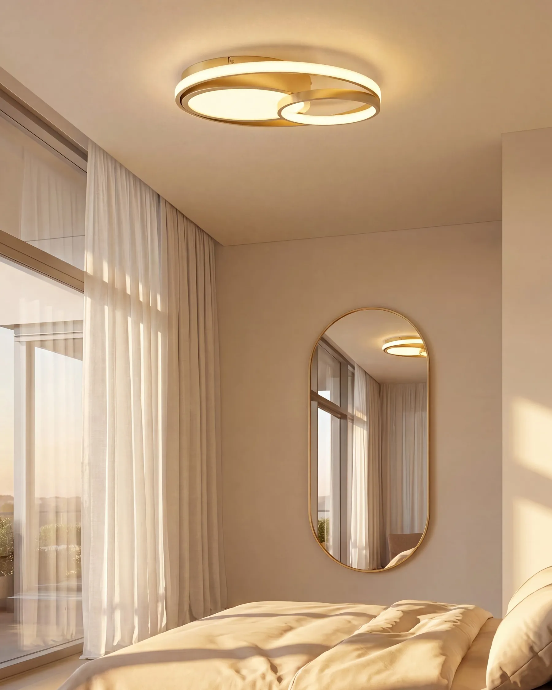 LED Deckenlampe COQUET Metall Gold_1102978