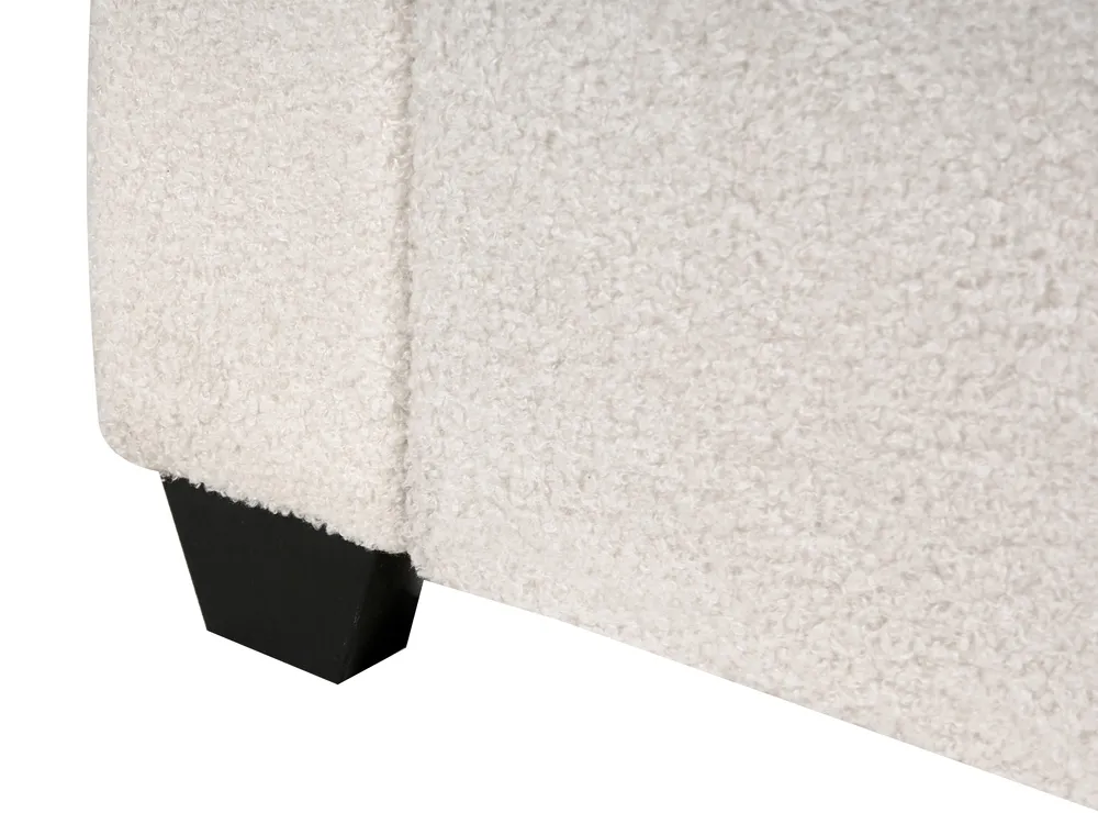 Bed with Storage Drawers SARDENT Boucle Off-White 160 x 200 cm (EU King Size)_1009116