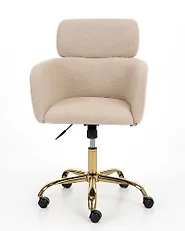 Desk Chair ALENA Boucle Light Beige_1150400