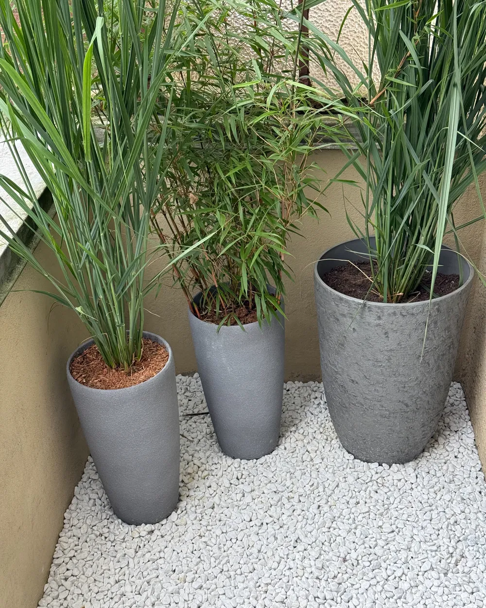 Blumenkübel CAMIA 35 cm Grau_1019795