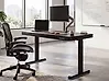 Electric Adjustable Standing Desk KENLY 120 cm x 60 cm with USB Port Black