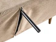 Sofa Bed ASAA Fabric Light Brown_993797