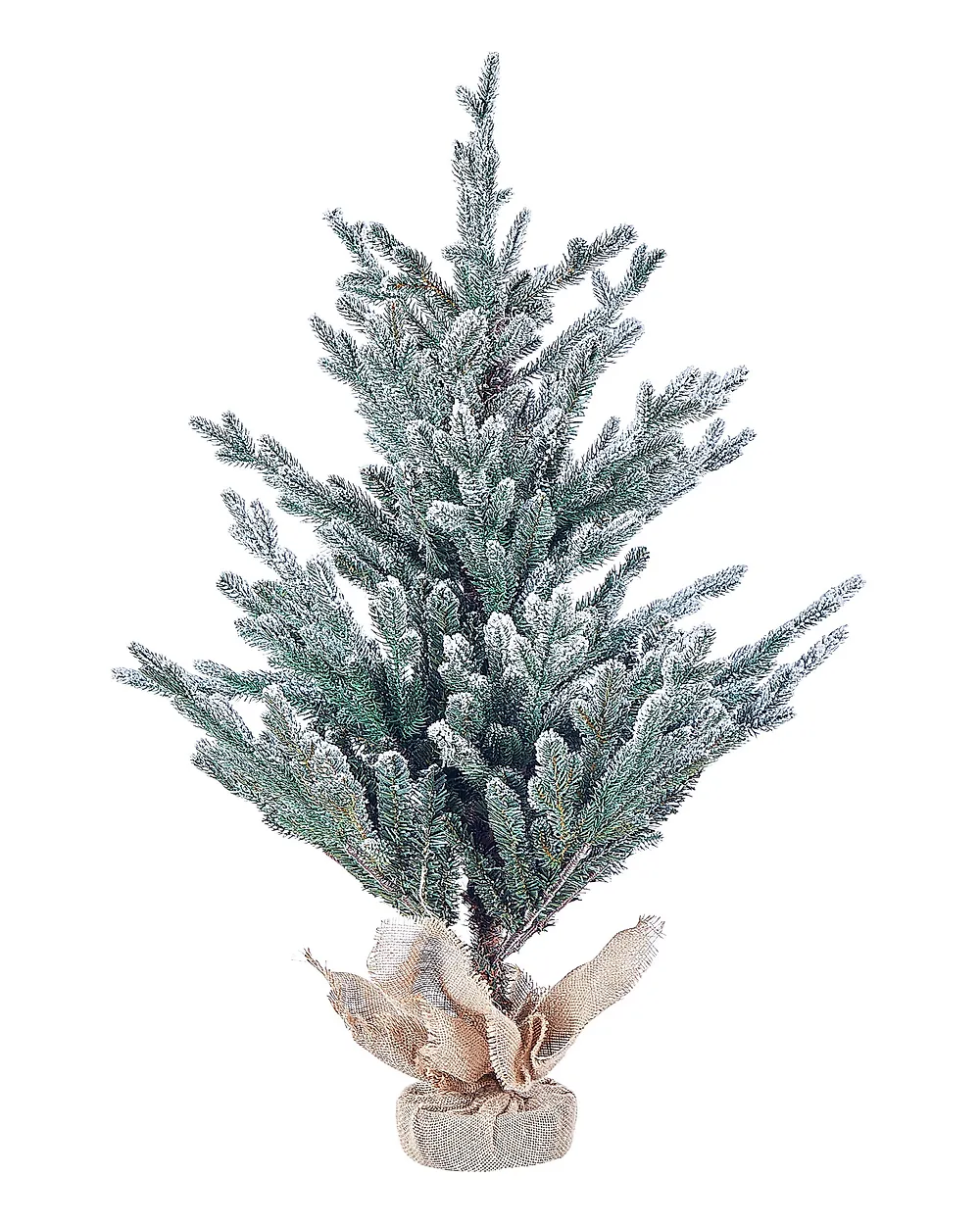 Künstlicher Weihnachtsbaum mit Schnee RINGROSE 90 cm Grün