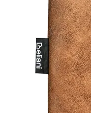 Set of 2 Dining Chairs HAILEY Faux Suede Golden Brown_963453