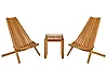 Bistro Set BELLANO Akazienholz Braun