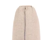 Garten Ecksofa mit Tisch 3-Sitzer ORTE Metall Beige rechtsseitig_1125251